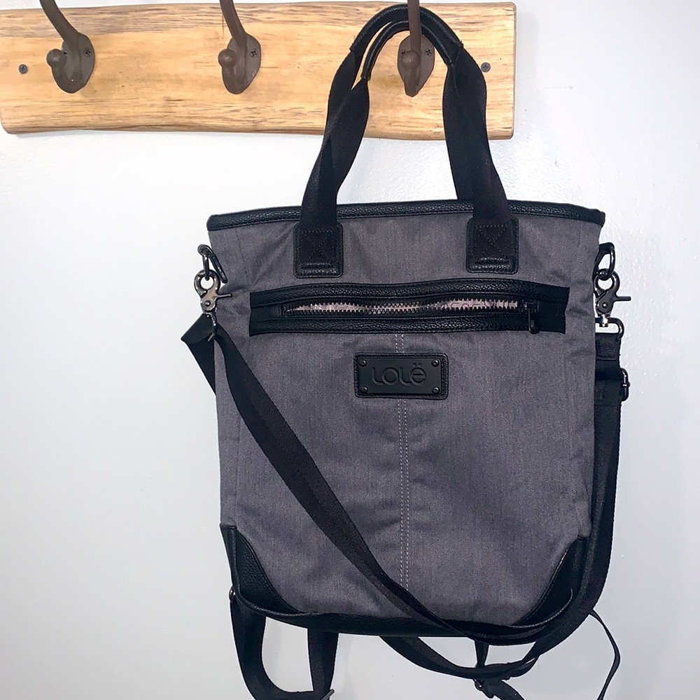 LOLE Convertible LILY Tote backpack bag crossbody